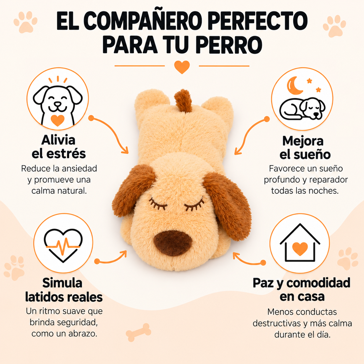 Peluche Calmante Para Perros